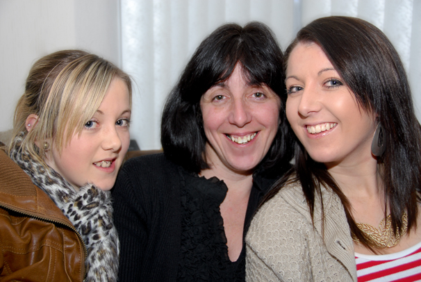 Lorna Brooker (10) Clare Tolley (4) and Becky Brooker(12)